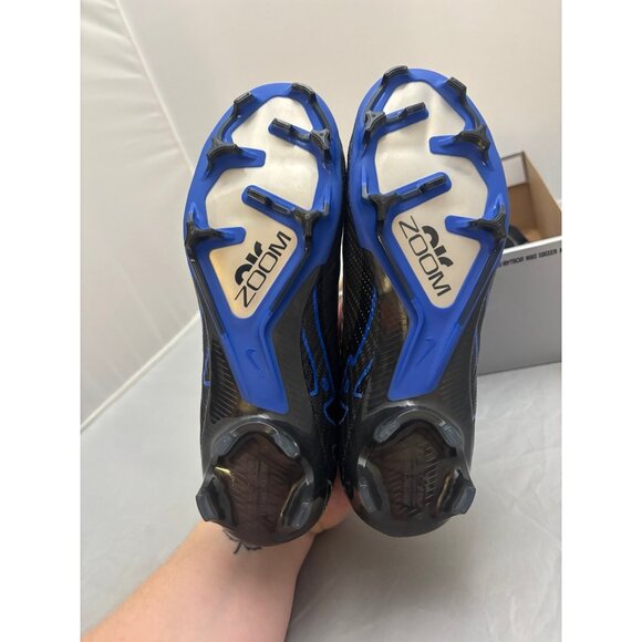 Nike zoom vapor 15 elite FG ACC black blue soccer cleats DJ4978 040 - Picture 7 of 8